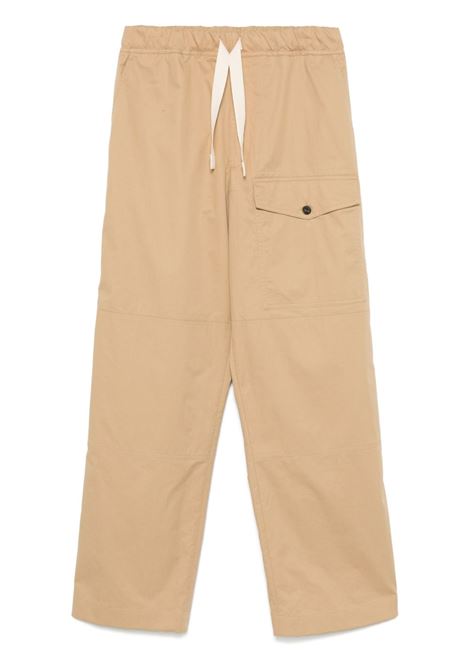 Pantaloni pannoch in cotone in beige Dries Van Noten - uomo DRIES VAN NOTEN | 2510209111147103